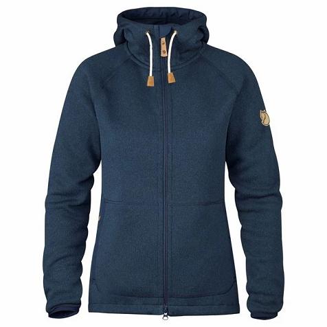 Fjällräven Women Övik Fleece Navy PH217474 Philippines